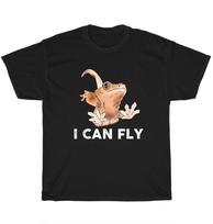 I Can Fly Crested Gecko Crestie Reptile Lover T-Shirt Unisex Funny Tee XXXXL