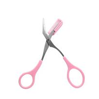 1pcs Eyebrow Trimmer Scissors  Comb Eyelash Hair Scissors Clips Shaping Eyebrow Razor Grooming wenkbrauw trimmer 5 Color