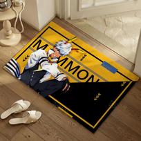 Anime O-obey me Floor Mat Thickened Soft Flannel Mat Non-Slip Absorbent for Living Room Home Decor 40cm x 60cm