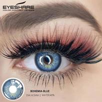 Eyeshare 1 pora natūralios spalvos kontaktinių lęšių akims rudi lęšiai mėlyni kontaktiniai lęšiai žali pilki akių lęšiai