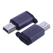 Micro USB Female to Mini USB Male Charging Adapter Converter