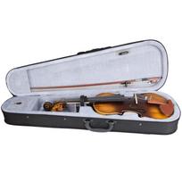 AV E310 Electro Acoustic EQ Violin Matte Finish Fiddle Kit with Case Rosin Bow Extra Strings