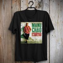 Clandestino Manu Chao RetroT-Shirt Bongo Bong Mano Negra Puta's Fever Mala Vida Unisex T-Shirt XXXXL