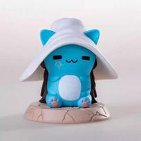 Hot Ring Gaming Q Version Mini Ranni Cat Melina Malenia The Half-Wolf Action Figure Lani Magic Ornaments Dolls present gray