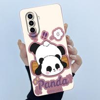 Case For Huawei Nova Y70 Plus Cute Panda Girl Cat Anti Drop Funda For Huawei Nova Y 70 Y70+ Y71 Liquid Silicone Phone Back Cover Huawei Nova Y71