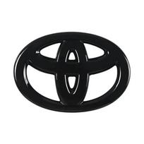 1 vnt. Automobilio vairo emblemos lipdukas Auto stiliaus Automobilio dekoravimo lipdukas Toyota C-hr Prado Rav4 Yaris Hilux Prius Avensis Corolla Camry juoda