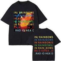 Rock Band Radiohead In Rainbows Album Merch T-shirt Men Women Clothing Y2k Fashion T-shirts Summer Casual Loose Cotton T Shirts S