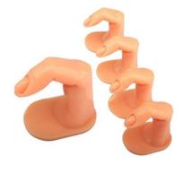 5Pcs Fingers Models Useful FALSE Finger Nail Nail Art Training Tips Plastic Art Tool