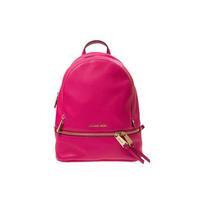 MICHAEL KORS Letter Logo Logo Zipper Closure Cowhide School Bag Backpack Women's Pink