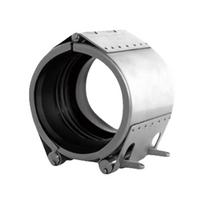 304 nerūdijančio plieno vamzdžio nuotėkio taisymo spaustuvas DN50 (OD 57-60mm) gray