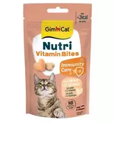 GimCat Nutri Vitamin Bites skanėstai katėms su vitaminais, 40 g