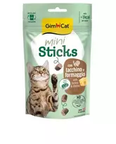 GimCat Mini Sticks skanėstai katėms su kalakutiena ir sūriu, 50 g