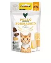 GimCat traškūs skanėstai katėms su vištiena ir sūriu, 50 g