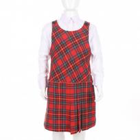 MAMAJUM sarafanas slim fit 10-000017, languotas, raudonas, 146/152 cm