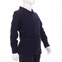 MAMAJUM polo marškinėliai ilgomis rankovėmis 10-000006, tamsiai mėlyni, 158/164 cm
