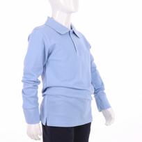 MAMAJUM polo marškinėliai ilgomis rankovėmis 10-000006, mėlynas, 122/128 cm