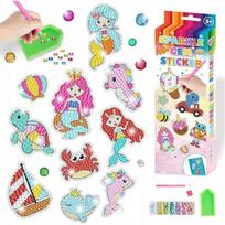 STICKERS diamond embroidery MERMAID DOLPHIN mosaic