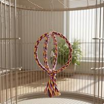 Bird Toy Training Use Parrot Rope Cage Decoration Perch for Parrots, Resting, Activity