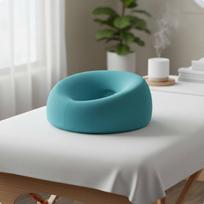 Massage Table Face Pillow Ergonomic Design Memory Foam Cradle Breathable Textile