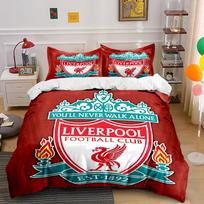 Liverpool Football Club Bedding Set Bedding set (1 duvet cover, 2 pillowcases, duvet not included) 135x200cm