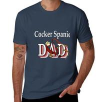 Cocker Spaniel Dog Dad Tshirt Large Size Basic Casual Tshirt S