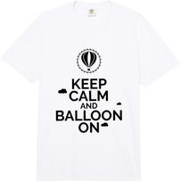 Keep Calm and Balloon On Hot Air Balloon Gift Comfort Colors Adult Heavyweight  Unisex T-Shirt S