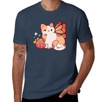 Calico strawberry fairy cat TShirt Thanksgiving Day Tee Top S
