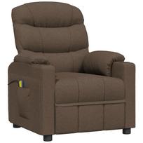 Massage Chair Brown Fabric