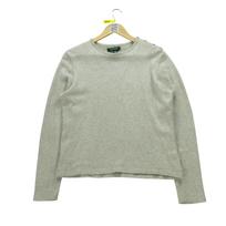 Women's Beige Silk and Cashmere Sweater XL