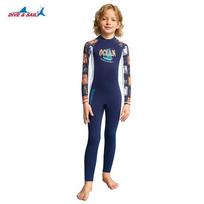 Kids 1.5mm Neoprene Wetsuit Diving Snorkeling Swimming Surfing Winter Warmth Full Body Protection Small