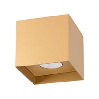 Square ceiling spot gold 12 cm 1xGU10 10W HATI SL.1279 Sollux Lighting