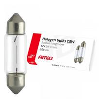 Halogen bulbs C5W Festoon 31mm 12V 10 pcs AMIO-02553