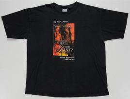 VTG Jesse Duplantis What In Hell Do You Want 2003 T Shirt 2000s Religion XL S