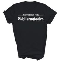 German Oktoberfest Here For Schitzengiggles Unisex Shirt Gift XXXL