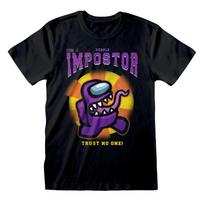 Among Us Purple Impostor Tee T-Shirt Mens XXL