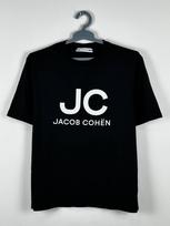 Luxury Jacob Cohen Logo Oversized Black T Shirt Size M Unisex T-Shirt M