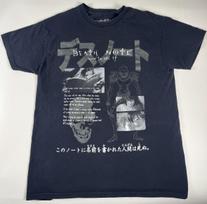 Vintage Death Note Graphic T-Shirt Anime Size Medium Black Y2K Unisex T-Shirt XXXXL