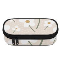 Pen Case 300D Polyester Large Capacity Zip Around Closure with Main Compartment Mesh Pocket and Pen Slots for Teens and Students One Size
