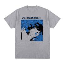 Perfect Blue Vintage T-shirt Couples Anime Clothing Fashion Cotton  Harajuku Gothic Men T shirt New Tee Tshirt Womens Tops S