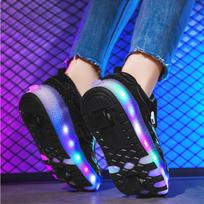 Children's LED Roller Shoes, Rechargeable Skates, Sneakers for Boys And Girls, Birthday Present 21cm