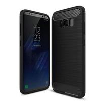 Case for Samsung Galaxy S8 , Protective Case with Shock Absorption and Carbon Fiber (Black)