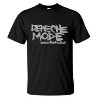 2025 Depeche Mode Rock Short Sleeve Rose Men's and Women's T-shirts Punk American Hip Hop Cotton T-shirts High Quality T-shirts S