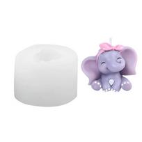Food Safe Elephant Shape Figurine Mold Crafting Moulds Silicone Texture Suitable for Party Decorating Projects and Home