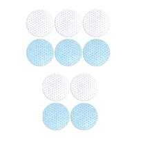 10 vnt. vienkartinių aktyvuotos anglies filtrų kaukei, 3 sluoksnių, pralaidūs orui, aktyvuotos anglies apsauginiai filtrai, burnos kaukėms Round 10's Pack#1