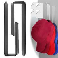 Acrylic Hat Organizer,Acrylic Hat Hooks For Wall, Adhesive Acrylic Hat Stand For Baseball Caps, Sturdy Acrylic Wall Mounted Hat Hook No Drilling One Size juoda