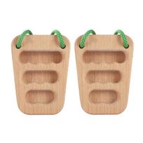 Wood Fingerboard Training Board Hangboards Rock Climbing Handmade Hangboards for Rock Climbers 1 brown