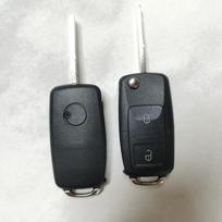 Volkswagen B5 Passat, Lavida, Bora, Sagitar, Tiguan Folding Key Replacement Shell with Blank and Base