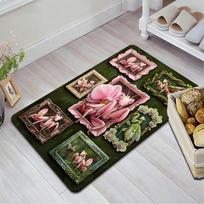 Pink Orchid Mantises Pattern Rug Floor Mat for Living Room or Bedroom Soft and Comfortable Carpet a Gift for Birthday and Holiday. 40x60cm( 15x23in )