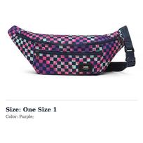 Vans Polyester Fanny Pack Regular Unisex Purple VN0A2ZXXYKT One Size 1