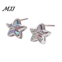 Necklace Earrings Star Shape Ear Studs with Imitation Pearl Multi-piece Jewelry Set Detail Adjustable Chain Bracelet Dating Gatherings Gift Girly B